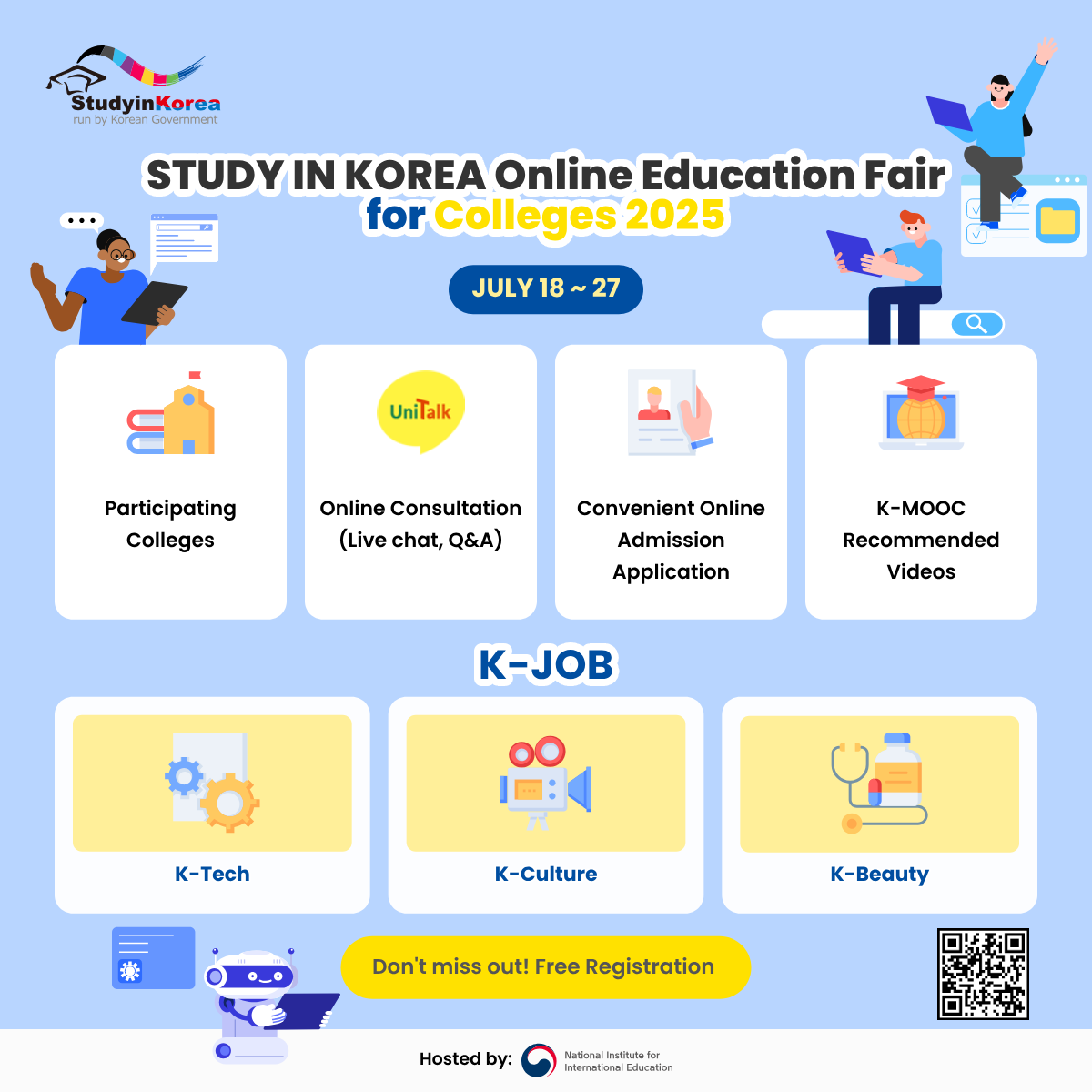 Study in Korea Online Education Fair for Colleges 2025